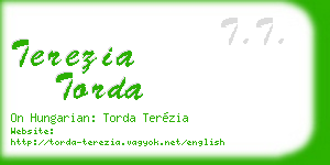 terezia torda business card
