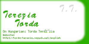 terezia torda business card